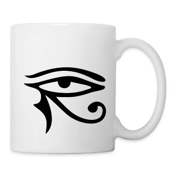 Eye of Horus - Tasse - Weiß - Rechts