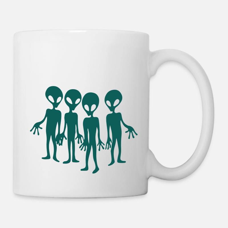alien - Tasse - Weiß