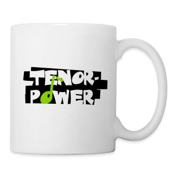 Tenor-Power - Tasse - Weiß - Rechts