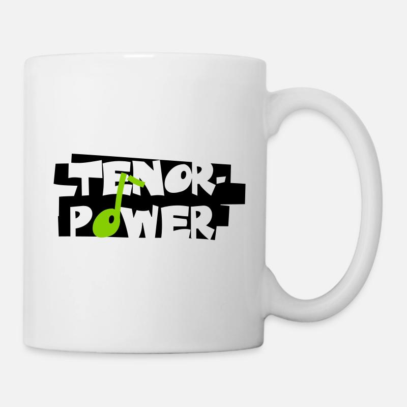 Tenor-Power - Tasse - Weiß
