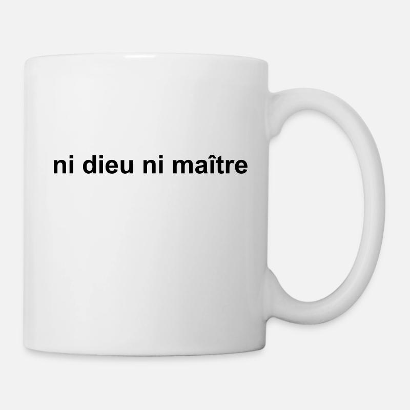 ni dieu ni maitre - Mug blanc - blanc