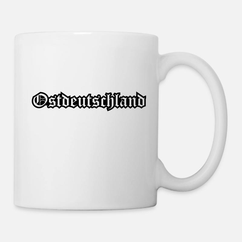 ostdeutschland - Tasse - Weiß