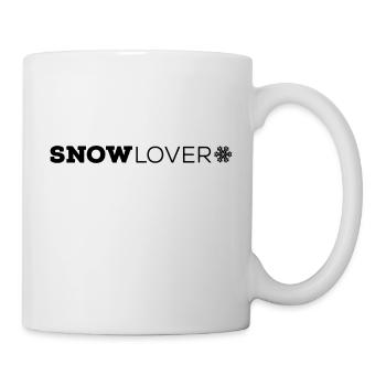 SNOW Lover Ärmel - Tasse - Weiß - Rechts