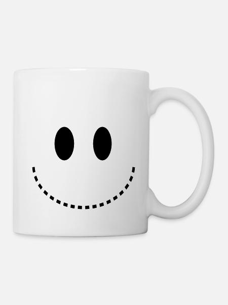 Smiley - Mug - white
