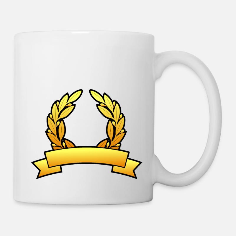 Ehrenkranz2 - Tasse - Weiß