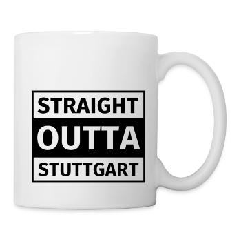 Straight Outta Stuttgart - Tasse - Weiß - Rechts