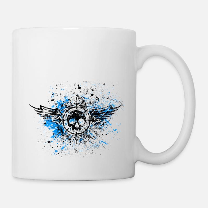 Skullwings - Tasse - Weiß