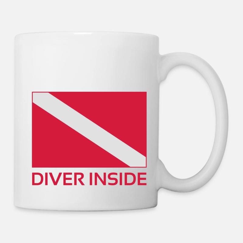 Diver Inside - Mug blanc - blanc
