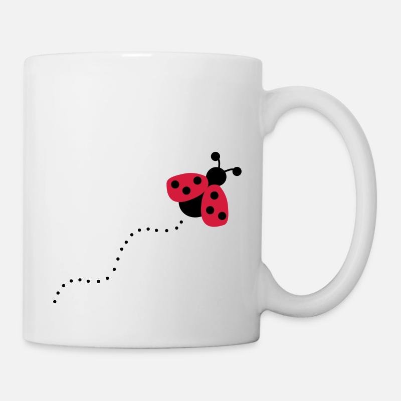 Marienkäfer - Tasse - Weiß