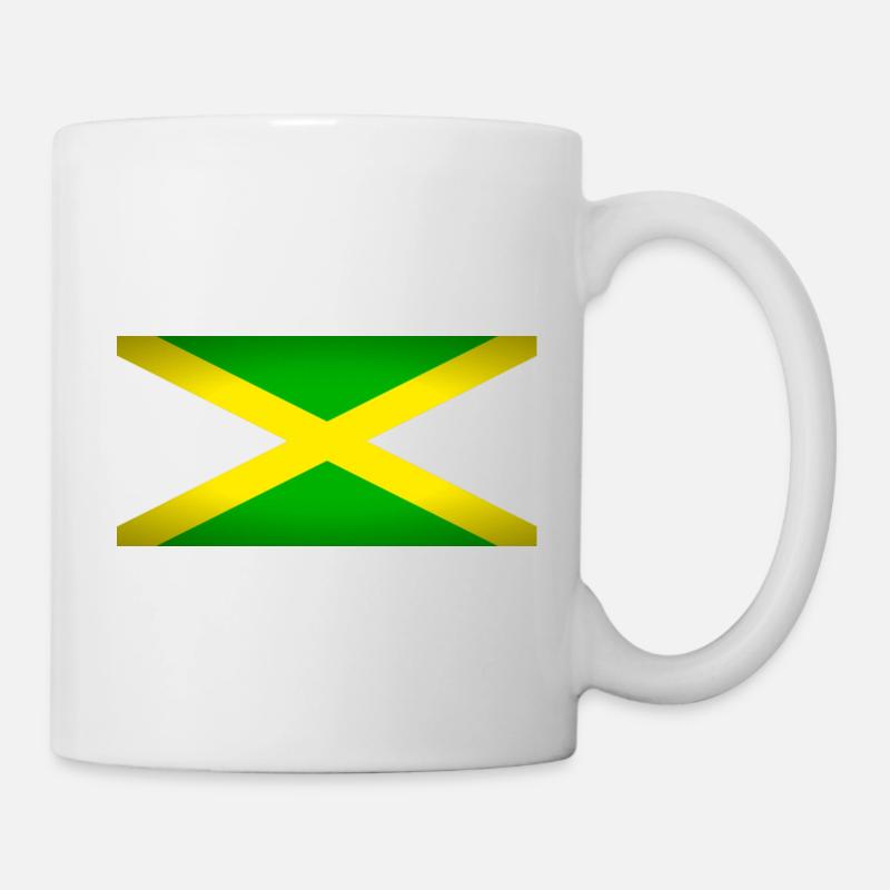 Jamaica (auf schwarz) - Tasse - Weiß