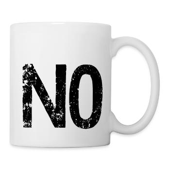 NO - Tasse - Weiß - Rechts