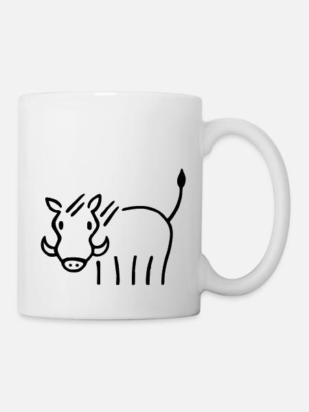 Warthog - Mug blanc - blanc
