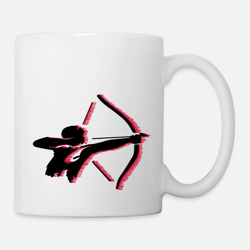 Bogenschütze - Tasse - Weiß