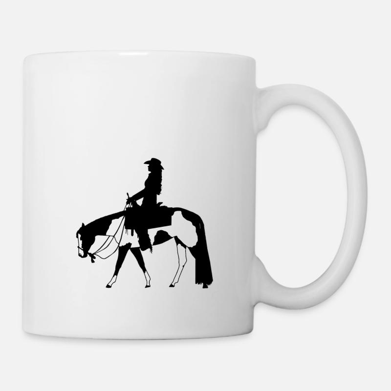 plaisir à cheval - Mug blanc - blanc