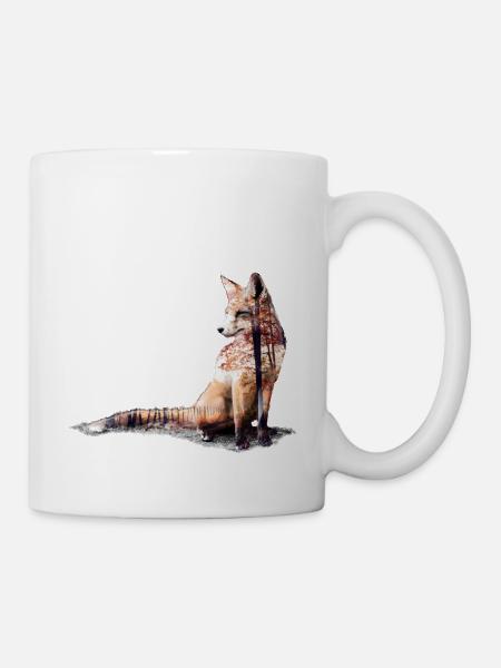 Fuchs - Tasse - Weiß