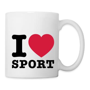 I Love Sports 2 - Mug - white - Right