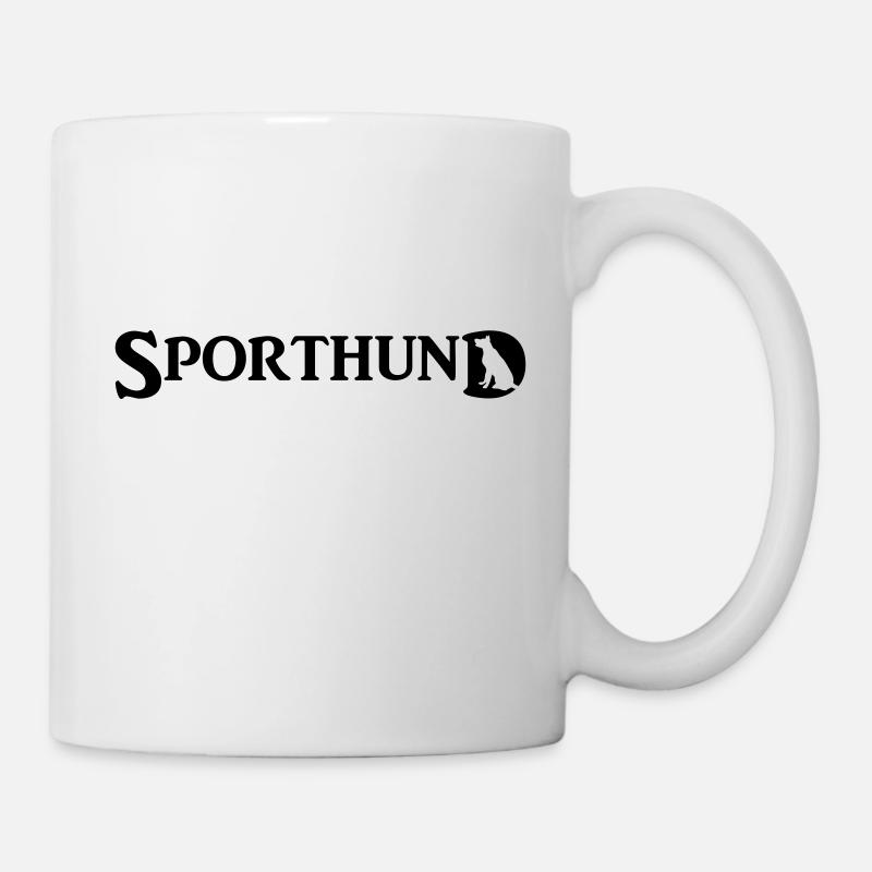 Sporthund - Tasse - Weiß
