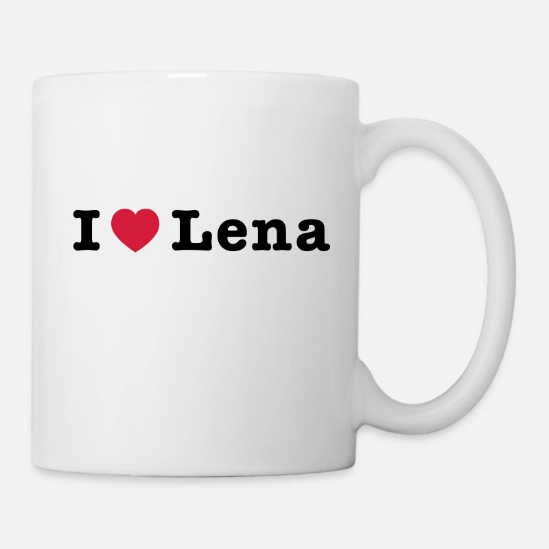 I Love Lena 1 - Tasse - Weiß