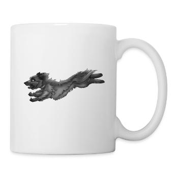Berger des Pyrénées gris 1 - Mug blanc - blanc - Droite