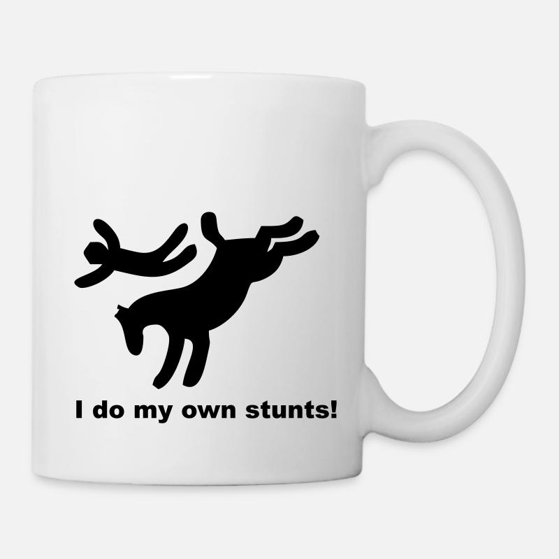 I do my own stunts - Mug - white