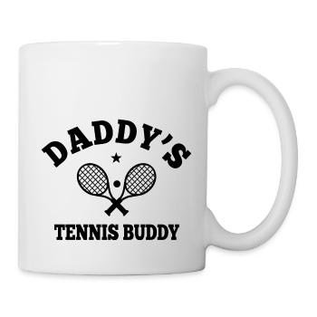 Daddy's Tennis Buddy - Tasse - Weiß - Rechts