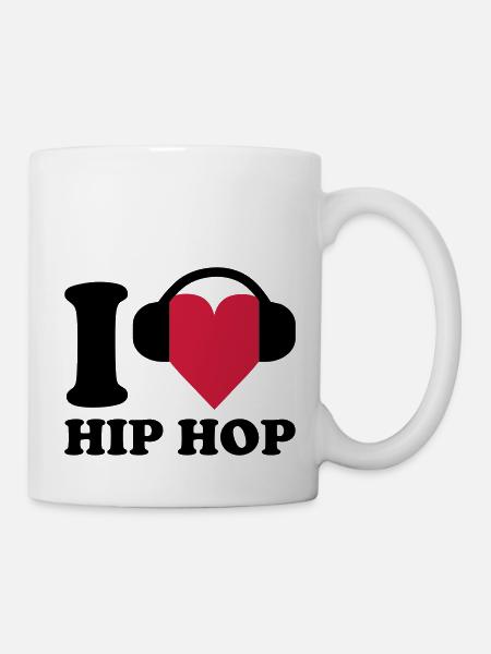 I love Music - Hip Hop - Tasse - Weiß