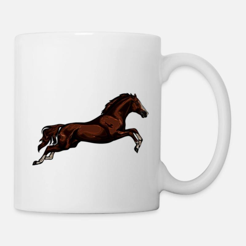 horse - Mug - white