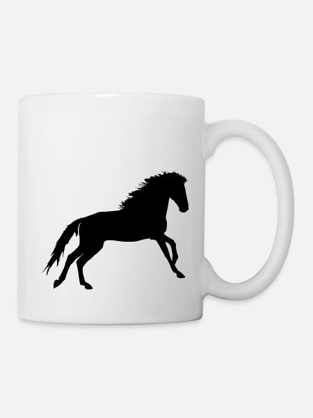 Pferd - Tasse - Weiß