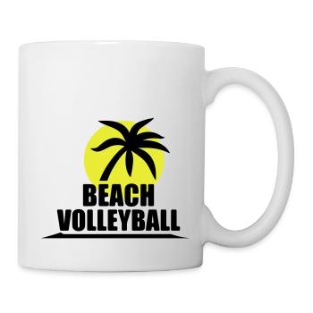 Volleyball Shirt - Beachvolleyball Shirt - Team - Tasse - Weiß - Rechts
