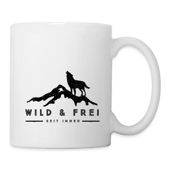 Wild & Frei - Tasse - Weiß - Rechts