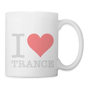 Ich liebe Trance - Tasse - Weiß - Rechts