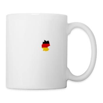 Ich liebe Deutschland - Herzschlag - Tasse - Weiß - Rechts