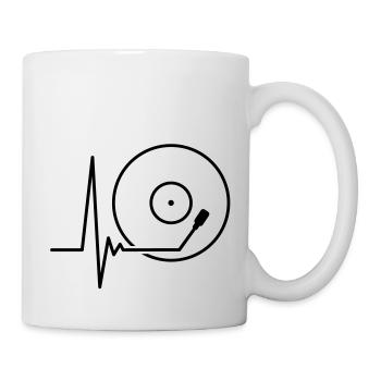 music_pulse_1c - Mug blanc - blanc - Droite