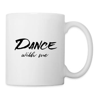 Danse avec moi - noir - danse shirt - Mug blanc - blanc - Droite