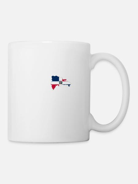 J’aime la République dominicaine - battement de - Mug blanc - blanc