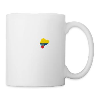 I love Ecuador - heartbeat - Mug - white - Right