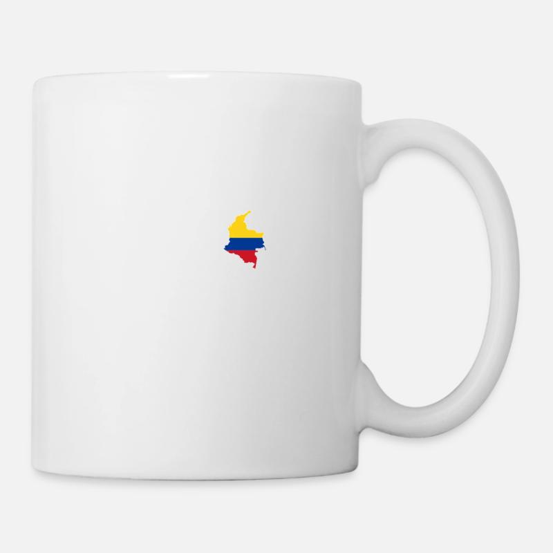 J’aime Colombie - battement de coeur - Mug blanc - blanc