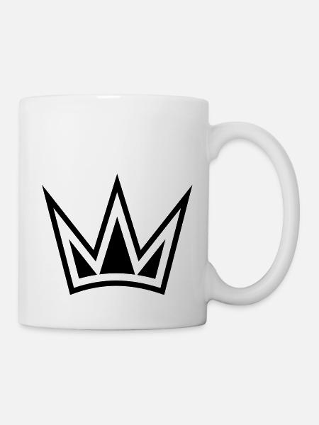 crown de - Tasse - Weiß