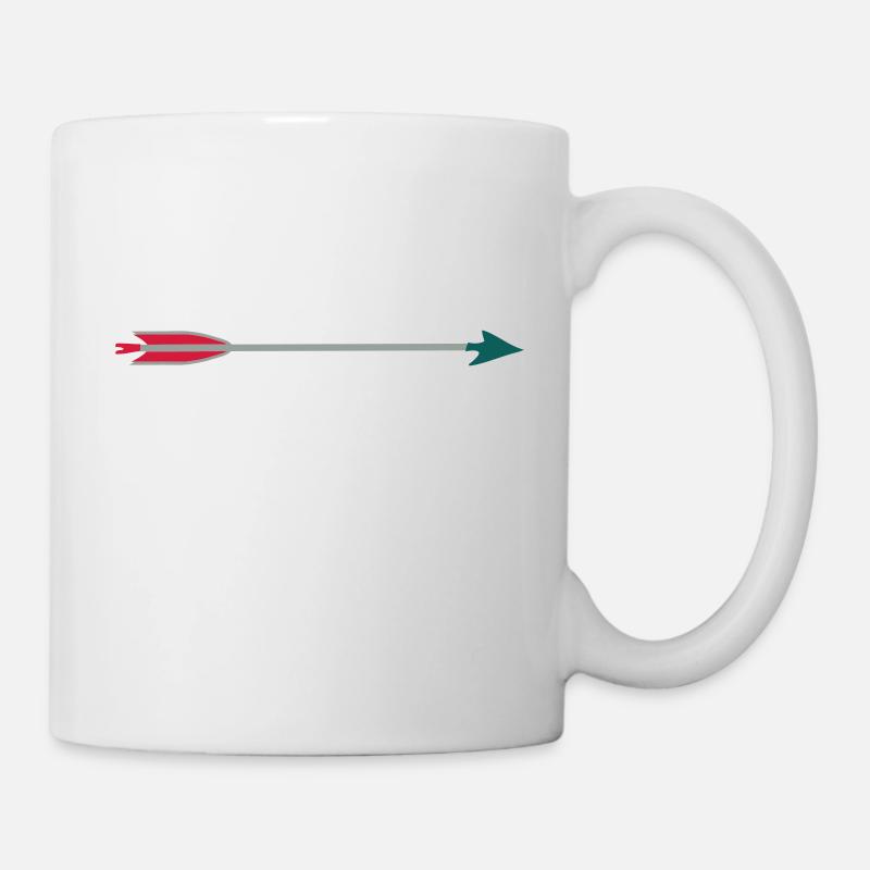 mittelalterliche Bogenschießen Pfeil Broadhead von - Tasse - Weiß