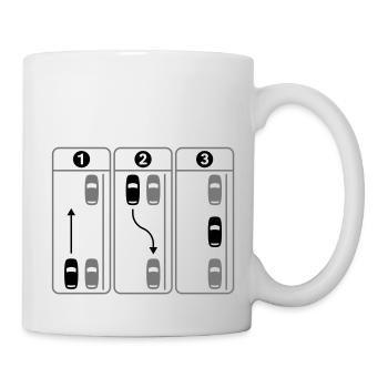 Reverse parking / Reverse Parking / - Mug - white - Right