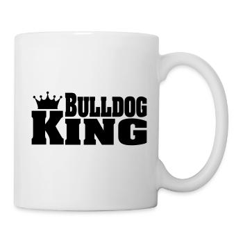 BULLDOG KING bouledogue anglais bouledogue anglais - Mug blanc - blanc - Droite