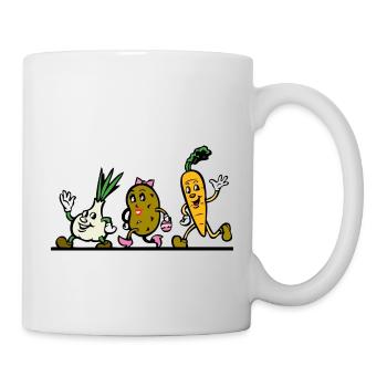 Vegetables in mops - Mug - white - Right