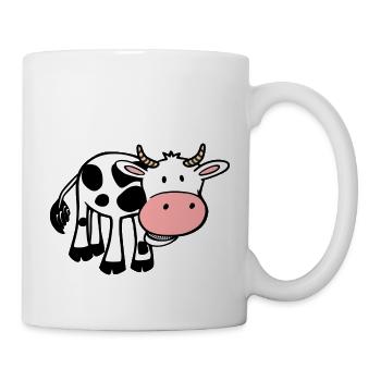 Kiri la vache - Mug blanc - blanc - Droite
