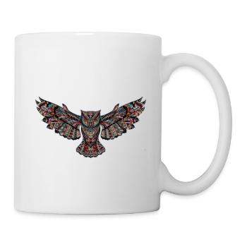 Loli the decorated owl - Mug - white - Right