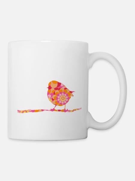 Mister Spatz - Tasse - Weiß