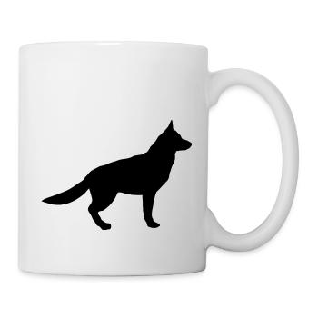 Deutscher Berger - Tasse - Weiß - Rechts