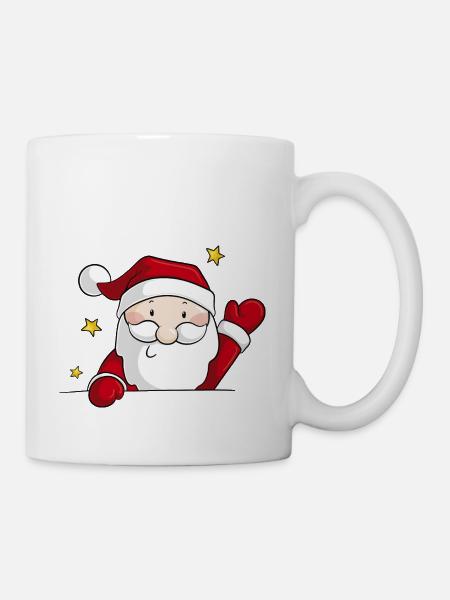 Bande dessinée Père Noël - Mug blanc - blanc
