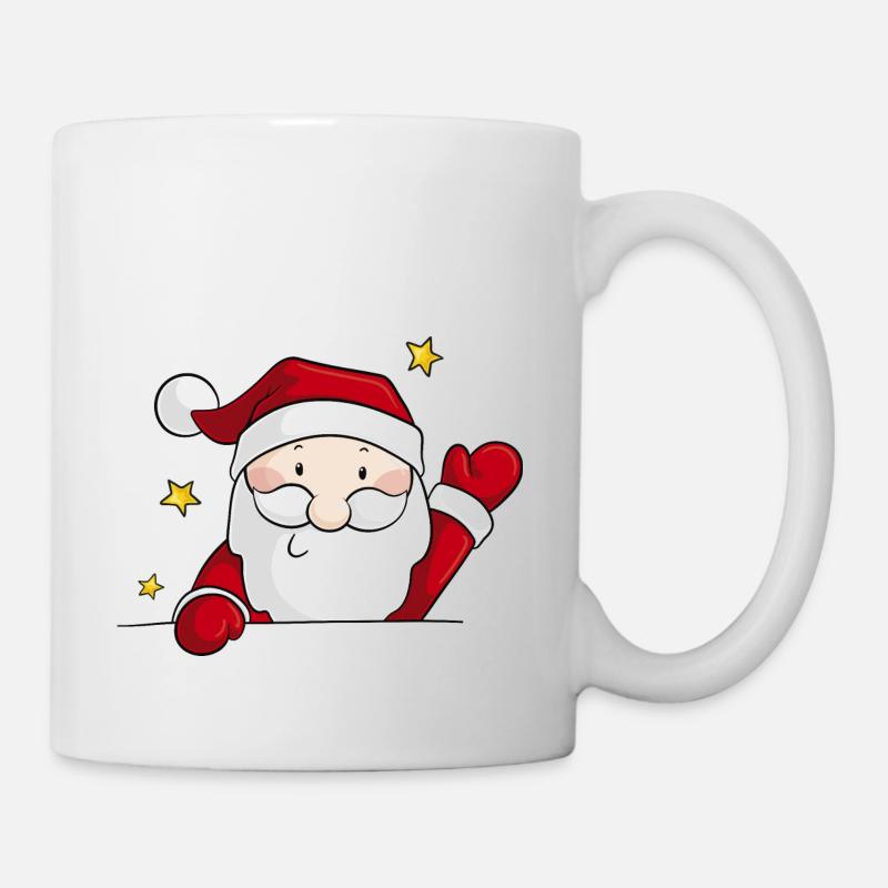 Bande dessinée Père Noël - Mug blanc - blanc