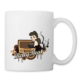 Betty Beat Special Collection 3 Men T-Shirt - Tasse - Weiß - Rechts