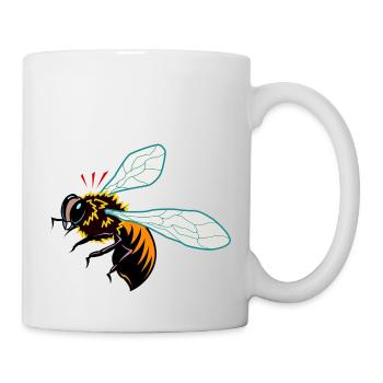 Biene - Tasse - Weiß - Rechts